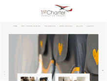 Tablet Screenshot of 1stcharter.com